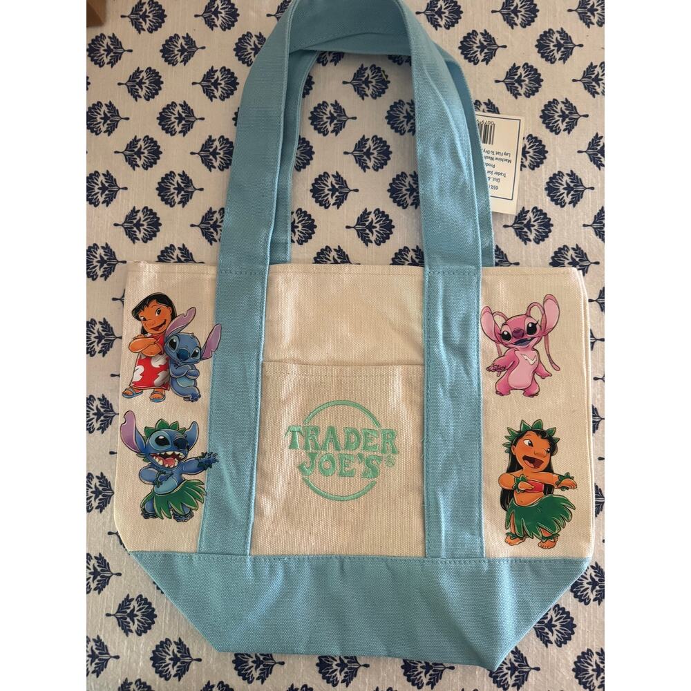 Disney Lilo And Stitch Custom Made Trader Joes Mini Tote One of a Kind